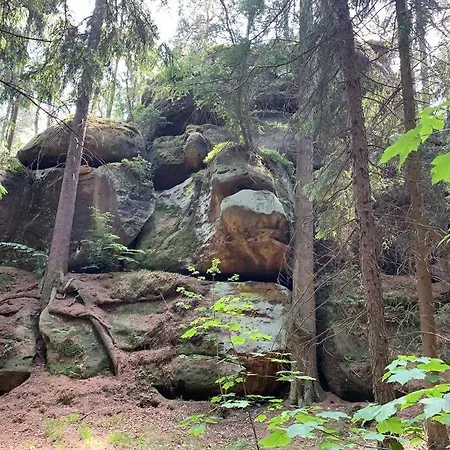 Nyaraló Wellness & Wirlpool-oase Am Wald - Waldferienhaus Dunja In Oybin
